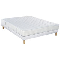 Ensemble Essenzia CHARME + Sommier Tradition + Pieds 160x190 Mousse