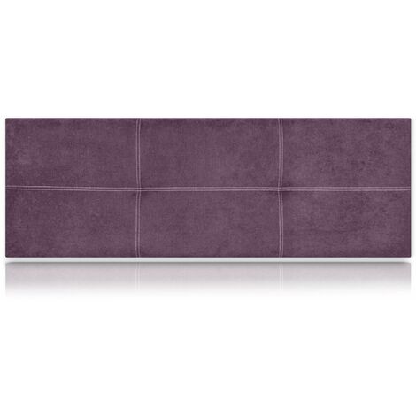 Cabecero Poseidón Tapizado Nido Antimanchas Violeta de SonnoMattress 190X50x5cm