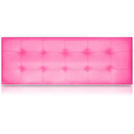 Cabecero Artemisa Tapizado en Polipiel Rosa de SonnoMattress 100X55x8cm