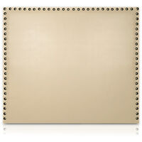 Cabecero Apolo Tapizado en Polipiel Beige de SonnoMattress 115X120x8cm