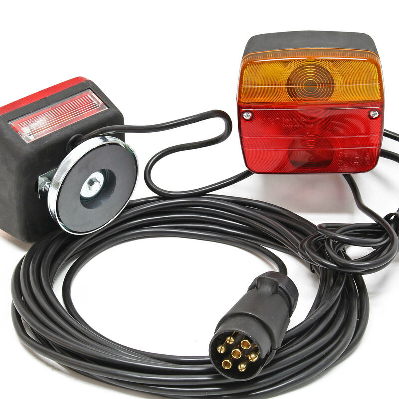 Bluetooth LED Rückleuchten-Set 7-polig kabellos mit Magnethalter -  TMN-shop.de