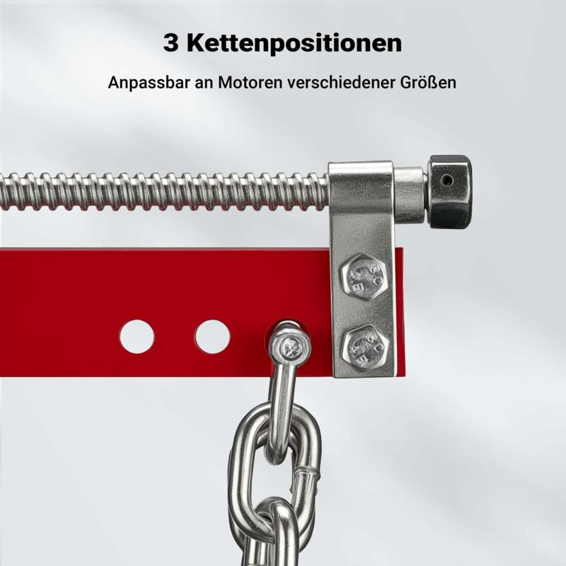 Motorauswuchtgerät Für Werkstattkräne - Bis 900kg Tragkraft Mit Sicherheitshaken