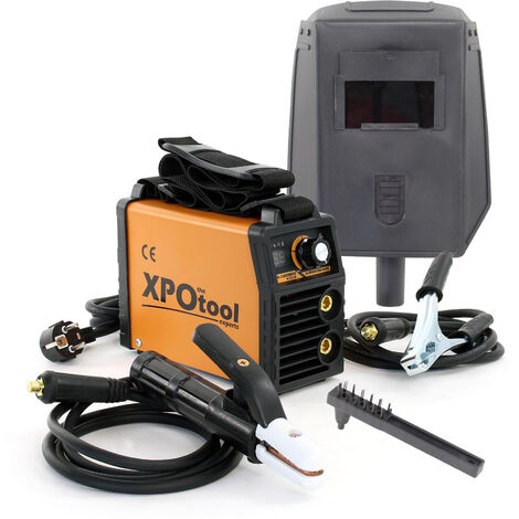 XPOtool Tragbares MMA Elektroden Schweißgerät 20-120A IGBT Inverter, E-Hand Schweißgerät mit Zubehör, Schweissgerät mit Arc-force-, Hot-start- und Anti-stick-Funktion (1/5)