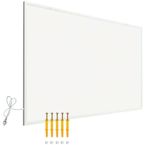 Wiltec Infrarotheizung 400 Watt, energieeffizienter Heizkörper, Wandmontage Elektroheizung, Heizpaneel, IR Heizung