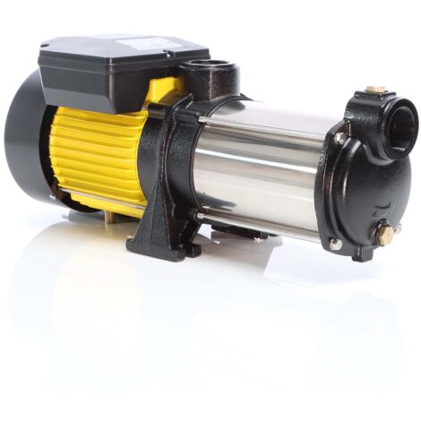 XPOtool Mehrstufige Kreiselpumpe 10200l/h 1650W Förderhöhe 65m, Ansaughöhe 8m, 2850U/min, Wasserpumpe für Hauswasserwerke, Haus und Garten