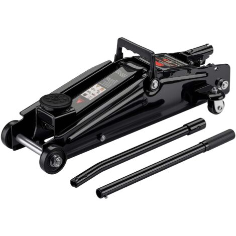 Wiltec Rangierwagenheber hydraulisch 3t, Hydraulik Wagenheber 13,5-40 cm Hubhöhe, Wagen Heber für Autos, SUVs, Wohnwagen, Autoheber kompakt und robust