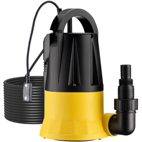 Wiltec Bomba de agua sumergible 400W con sensor, caudal 7300 l/h, 2