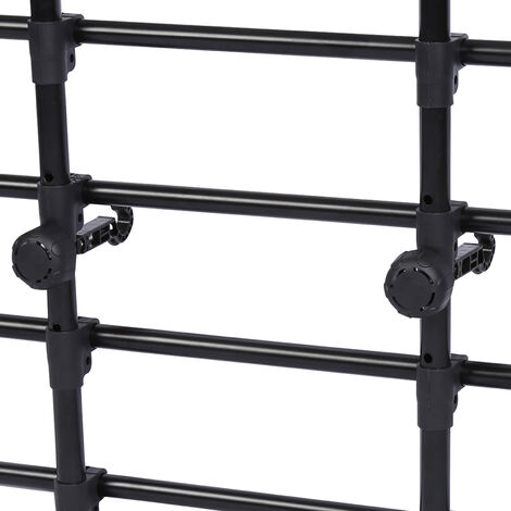 Teleskop-Hundegitter aus Aluminium in Schwarz fürs Auto