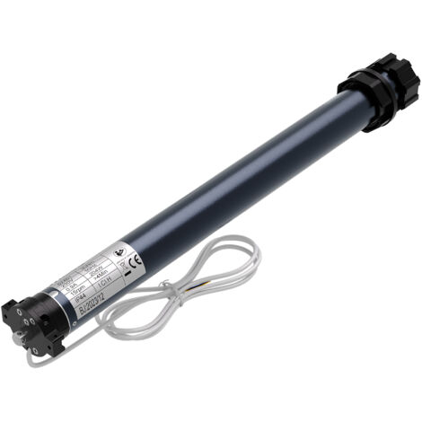 Wiltec Rollladenmotor 204 W 30 Nm mit mechanischem Endabschalter & Schutzart IP44 SW60, Motor für elektrische Rollladen