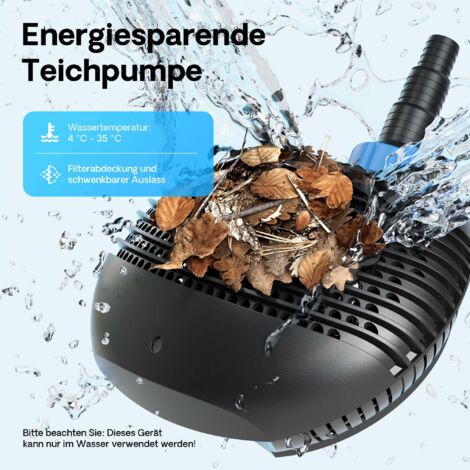TTSunSun 4500l/h 30W SuperECO Teichpumpe Bachlaufpumpe Filterpumpe