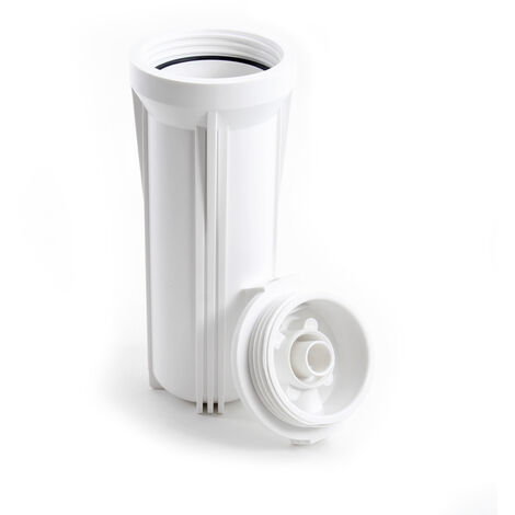 Naturewater Filterpatronen Gehäuse BR-102 254 mm (10") für 5 Stufen RO System NP/E2 aus Polypropylen für Umkehrosmose, Wasserfilter, Trinkwasser