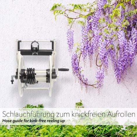 XPOtool Schlauchtrommel aus Metall, GartenschlauchTrommel zur