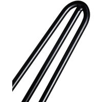 Melko® 4er Set Hairpin Legs Schwarz 30CM Tischbeine Haarnadelbeine Tischgestell