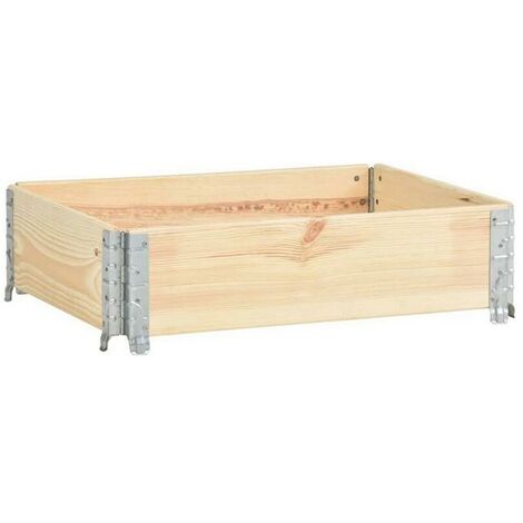 Sponda, collare, paretale per pallet 60x80 cm in legno usata