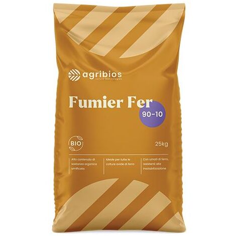 Stallatico in pellet (Fumier Fer 90-10) (25 kg), concime per piante e fiori