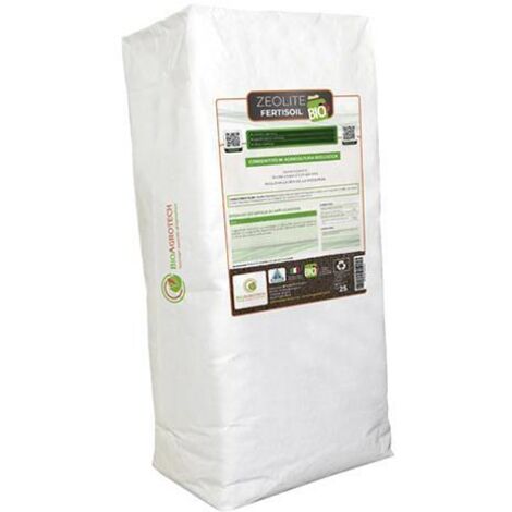 Zeolite a base di Clinoptilolite 2,5/5 mm (Fertisoil) (25 kg), ammendante per piante