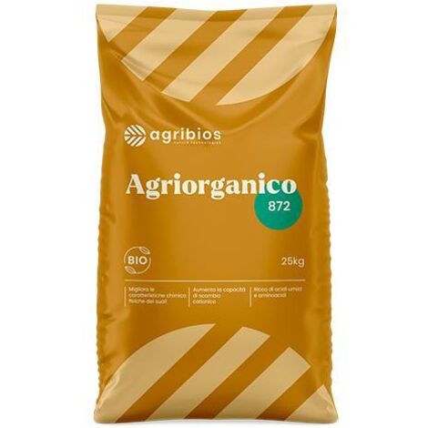 Concime organico granulare con proteine idrolizzate ed amminoacidi (Agriorganico 8-7-2 + C) (25 kg)