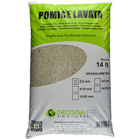 Pomice lavata Geosism 2/3 mm (14 lt)