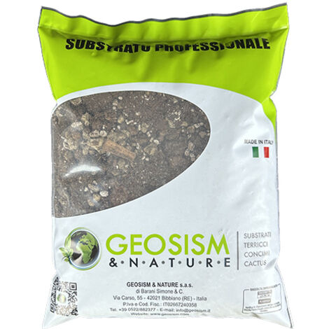Terriccio, substrato professionale per piante grasse (cactus - succulente) (Top Cactus - Geosism) (1 lt)