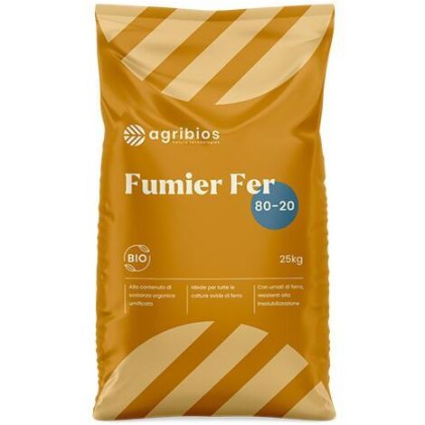 Stallatico in pellet (Fumier Fer 80-20) (25 kg), concime per piante e fiori (1/3)