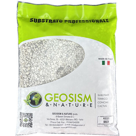 Pomice lavata, hyuga Giapponese per bonsai 2/5 mm (1 kg - c.ca 1,6 lt)