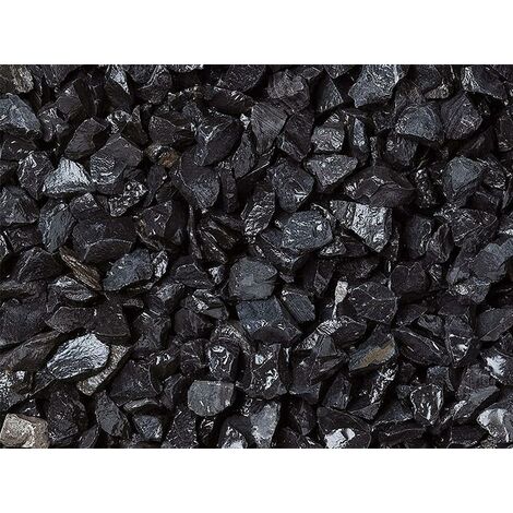 Graniglia, granulato per giardino, Nero Ebano 16-22 mm (600 kg)