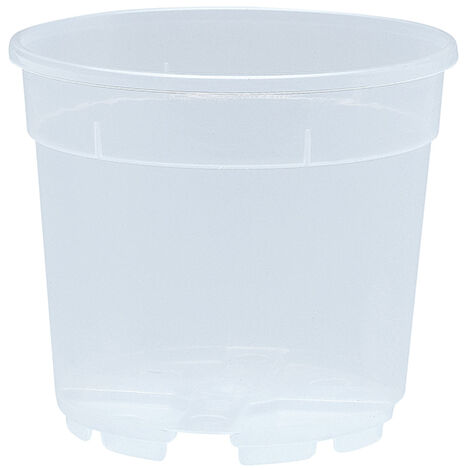 Ornella Vaso Per Orchidee In Plastica, 13 Cm, Con Fondo Rialzato Per Drenaggio - 2