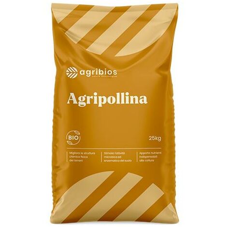 Pollina in pellet (Agripollina) 3,8 mm (25 kg), concime organico NP granulare per piante