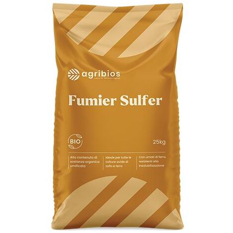 Stallatico in pellet a base di zolfo (Fumier Sulfer) (25 Kg), concime per piante e fiori