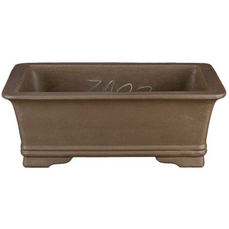 Vaso per bonsai rettangolare in gres 24x16x8,5 cm - 2862
