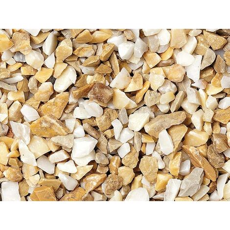 Graniglia, granulato per giardino, Giallo Siena 3-5 mm (25 Kg)