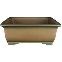 Vaso per bonsai rettangolare in gres 34,5x27,5x13,5 cm - SM043