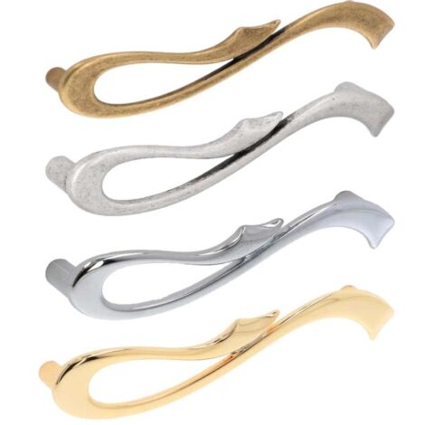 Maniglia per mobili linea Decor serie 37 Giusti - 128 Argento Vecchio Brillante