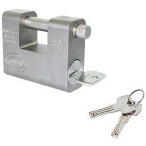 Lucchetto monoblocco in Acciaio Cementato Corbin Grizzly - 69