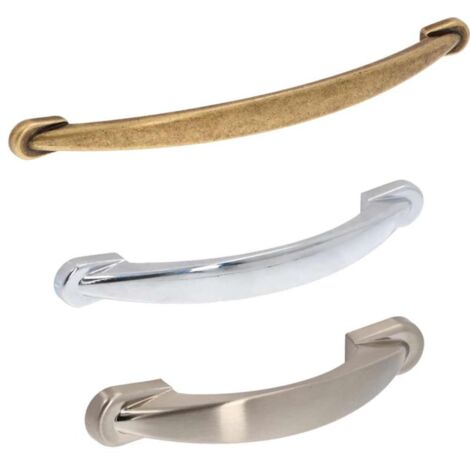 Maniglia per mobili linea decor serie 32 Giusti - 128 Nichel Satinato