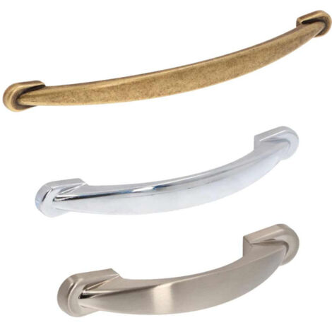 Maniglia per mobili linea decor serie 32 Giusti - 160 Nichel Satinato