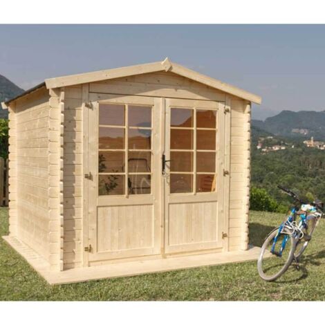 Casetta Da Giardino In Legno Noemi 250x250 cm Losa Legnami - Casetta Senza Optional