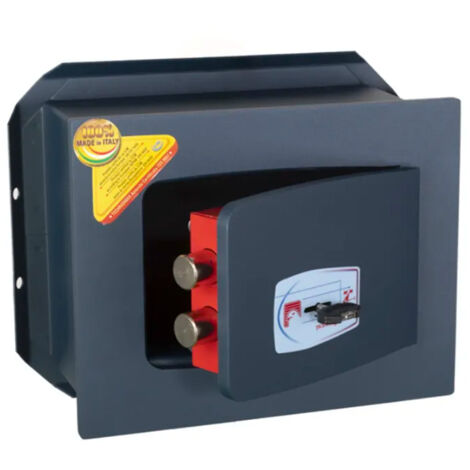 Technomax cassaforte a muro gk2 con chiave 270x200x210mm certificata en 14450 s2