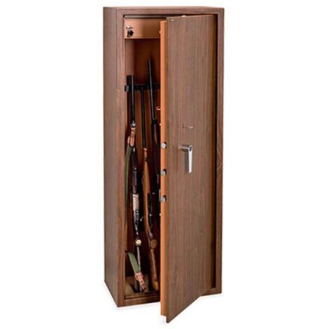 Fuciliera con tesoretto rivestita in legno TECHNOSAFE Technomax TCL - 5 Combinazione Elettronica