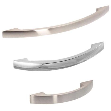 Maniglia per mobili in stile moderno linea Design 30 - 64 Nichel Satinato