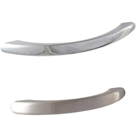 Maniglia per mobili stile moderno serie 128 Giusti - 64 Cromo Lucido