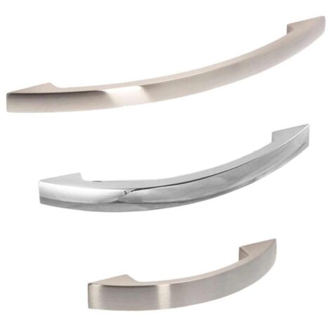 Maniglia per mobili in stile moderno linea Design 30 - 128 Cromo Lucido