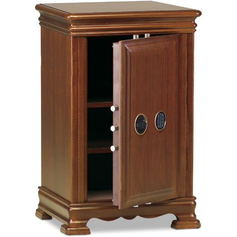 Cassaforte a Mobile Rivestita in Legno Serie Elettronica Digitale Technomax - 950X630X550Mm