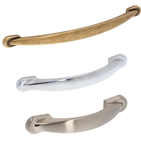 Maniglia Per Mobili Concept - Design Moderno, Effetto Alluminio, 80x80 Mm, Made In Italy - Foto 9