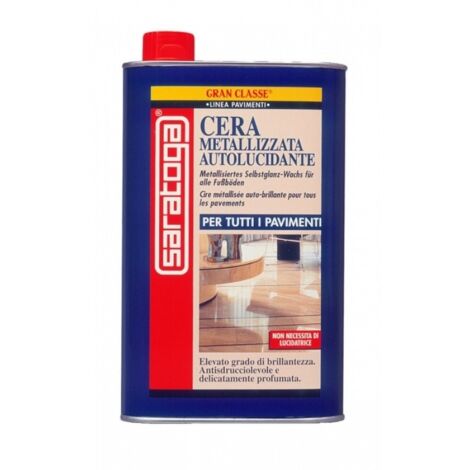 Gran Classe Cera Metallizzata lt 1 per pavimenti in marmo e gres Saratoga