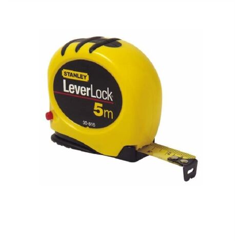Metro a nastro flessibile 5 mt leverlock Stanley 130816