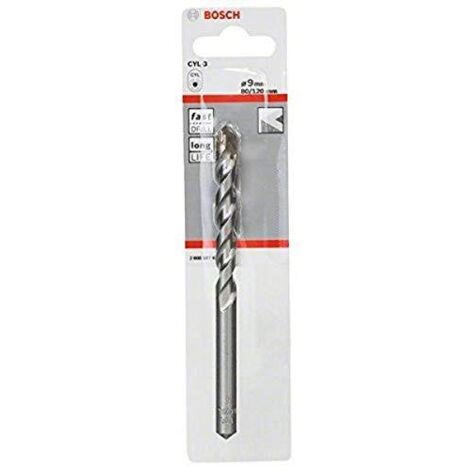 Punta per cemento 9mm Bosch CYL-3 9x80x120 mm