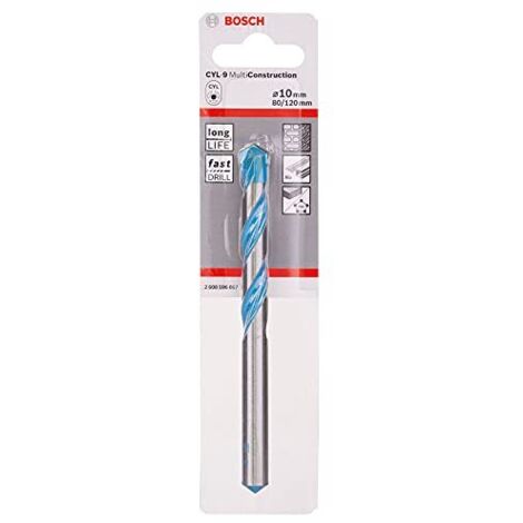 Punta multi materiale 10 mm CYL 9 10x80x120 mm Bosch (1/4)