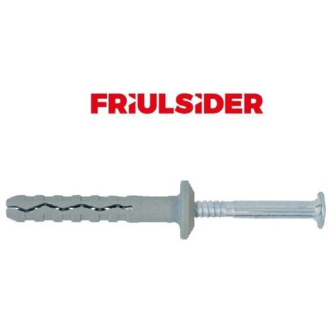 Tasselli Premontato In Nylon 6 x 60 mm Bordo Piatto TBB Friulsider 100 Pz (1/5)
