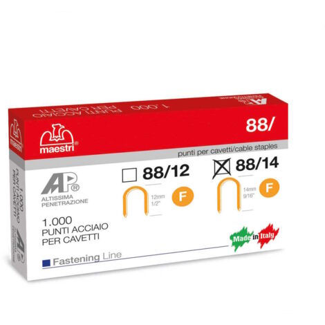Punti Per Fissacavi M 88-14 Romeo Maestri 1000 Pz